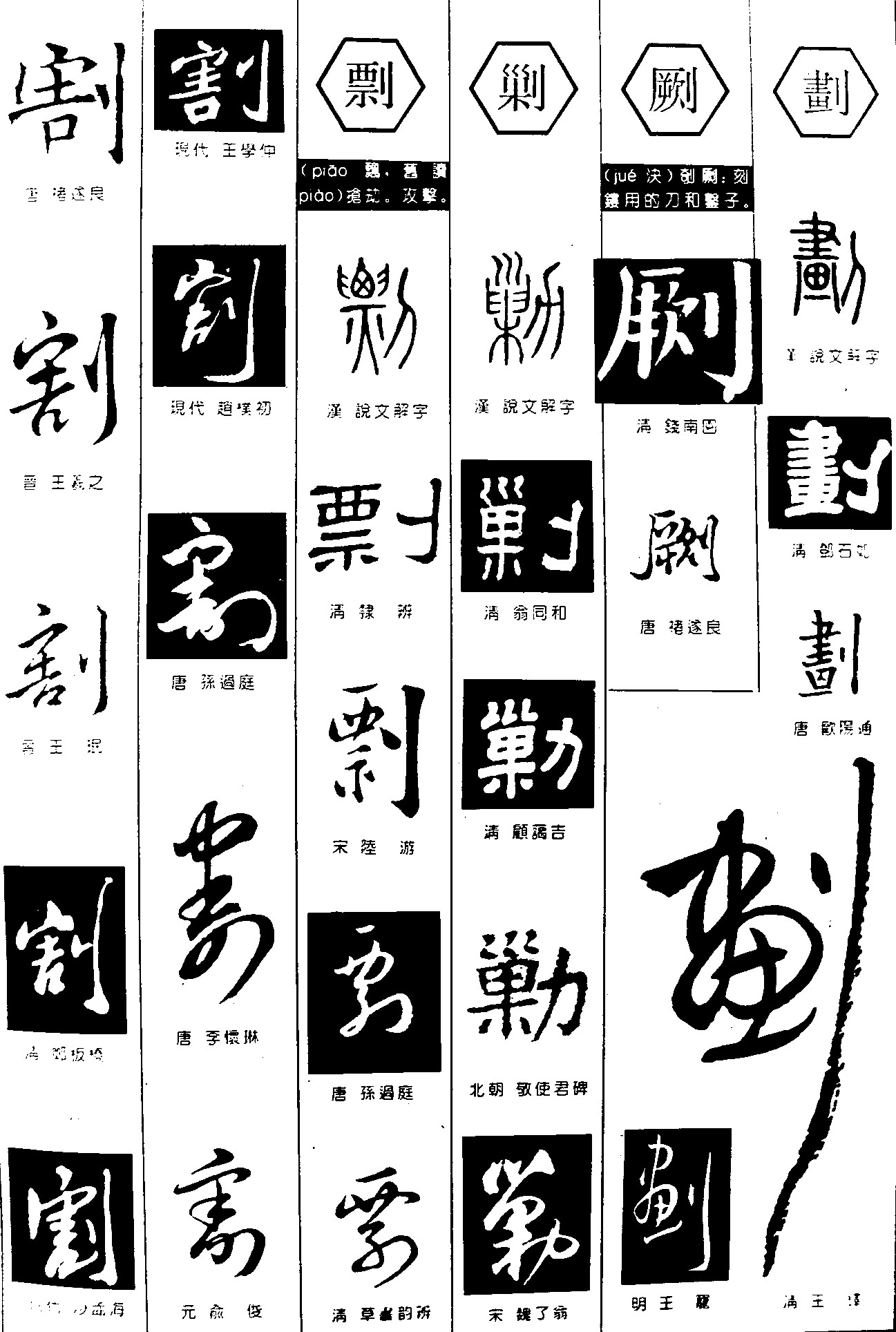 割剿劂画