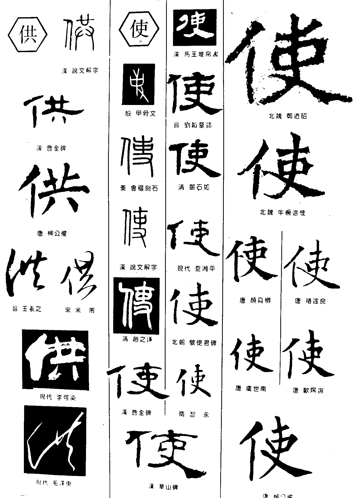 供使
