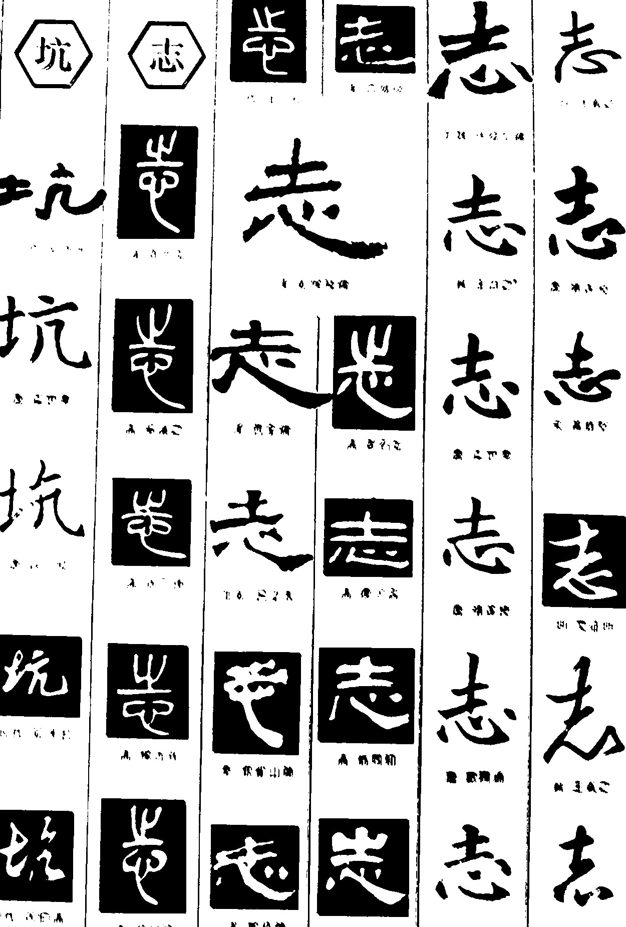 坑志