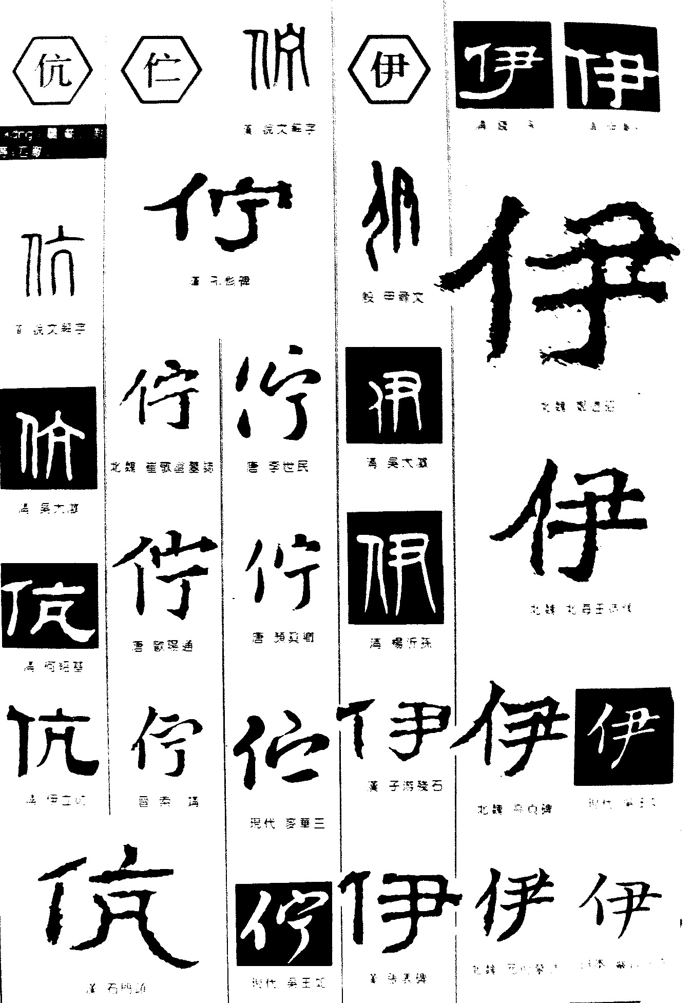 伉伫伊