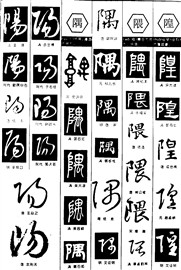 阳隅隈隍