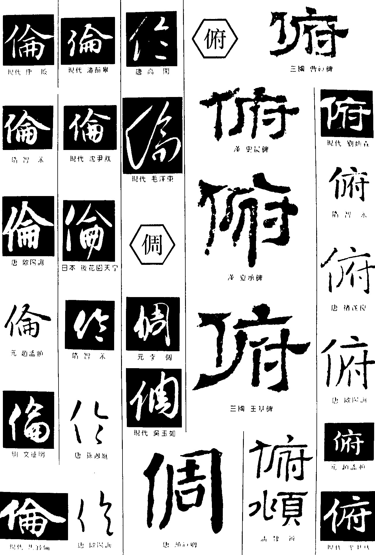 伦倜俯