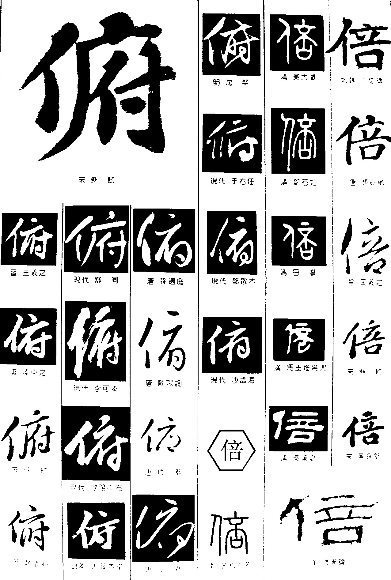 俯倍