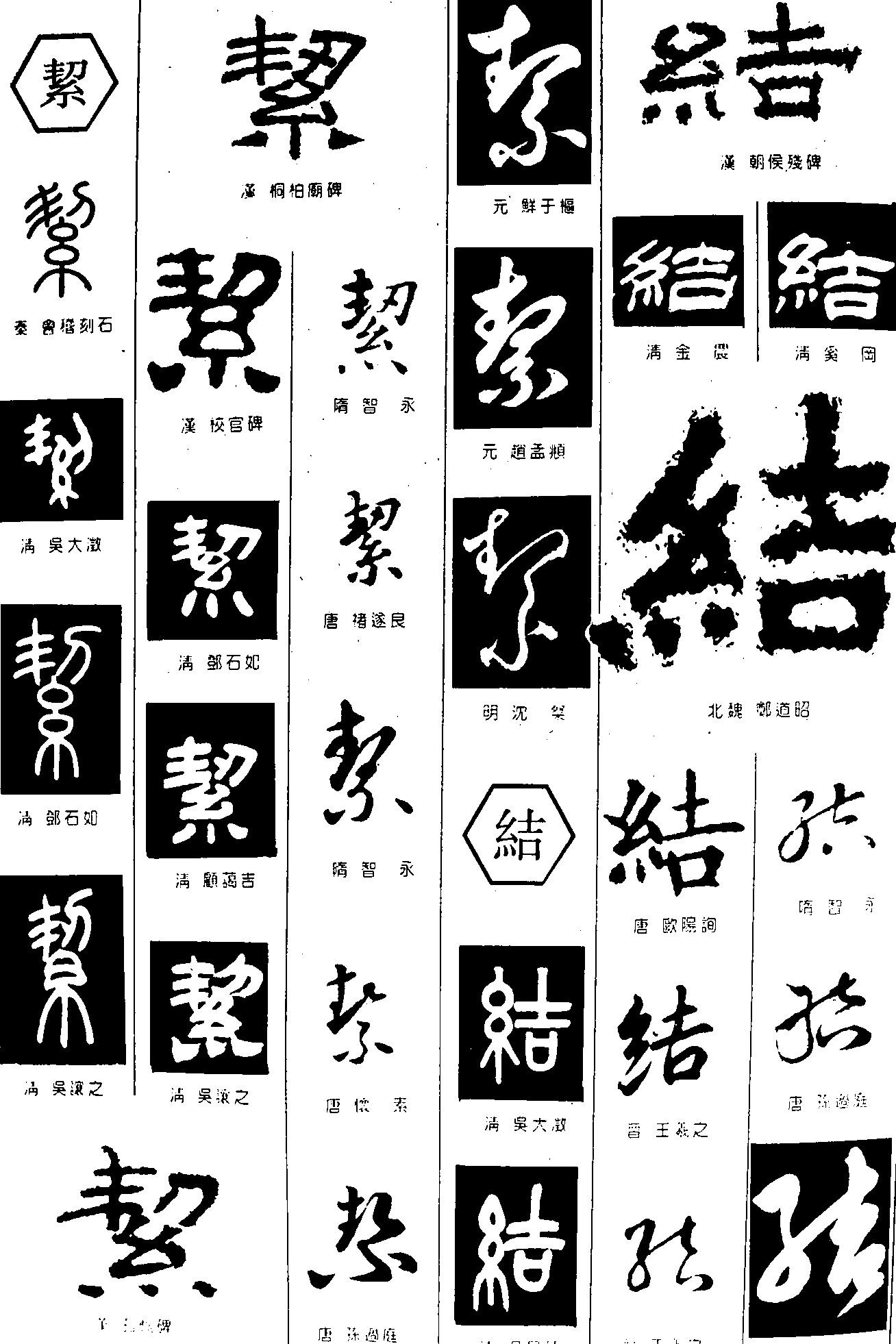 絜结