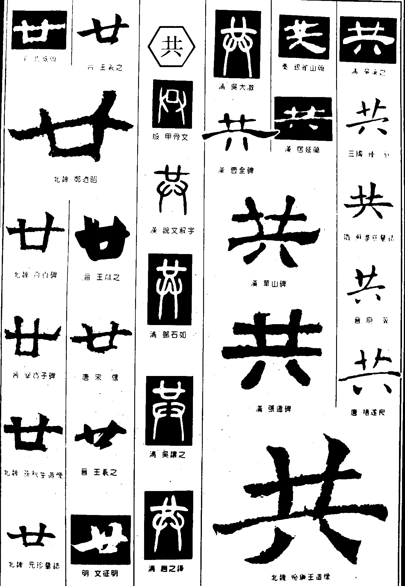 廿共