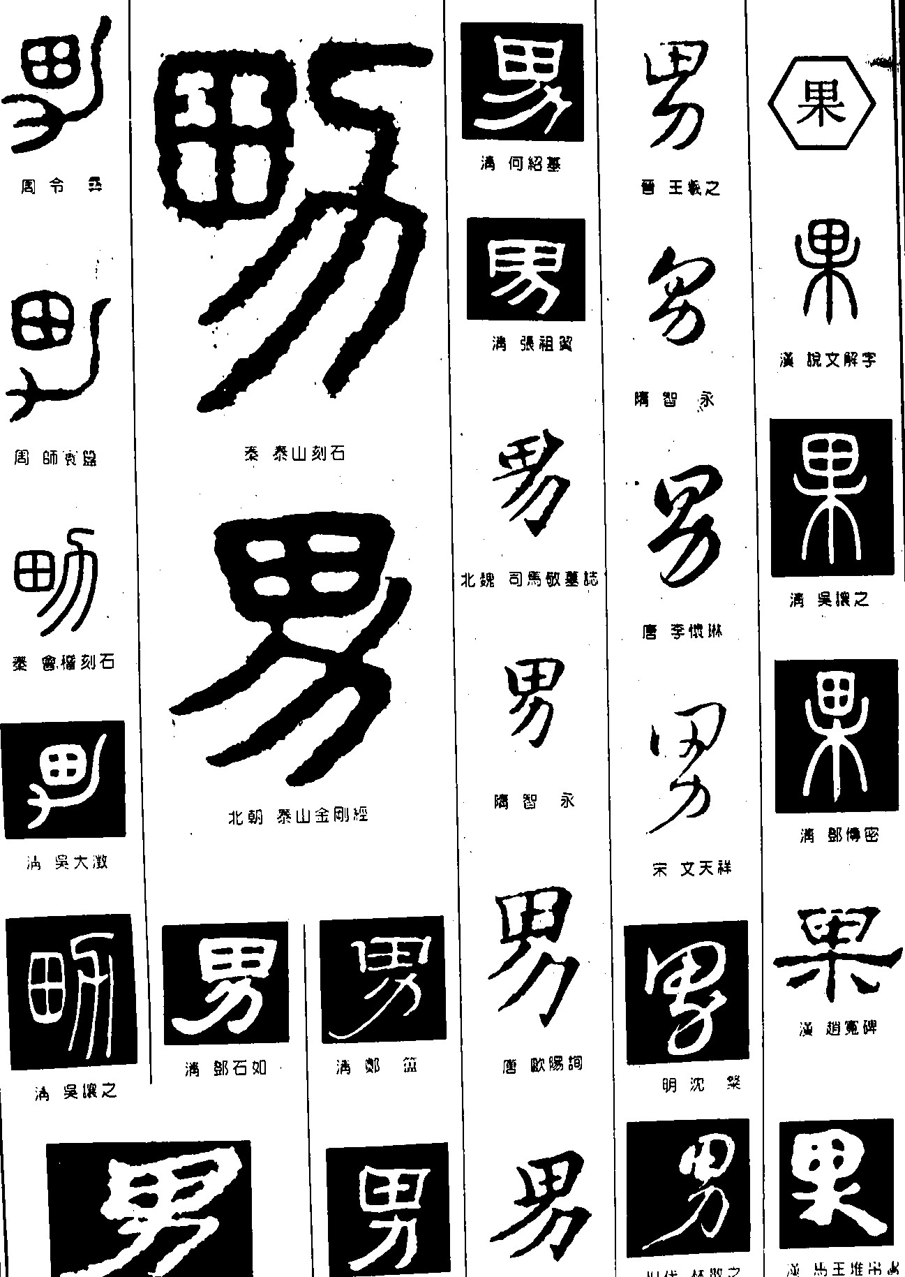 男果