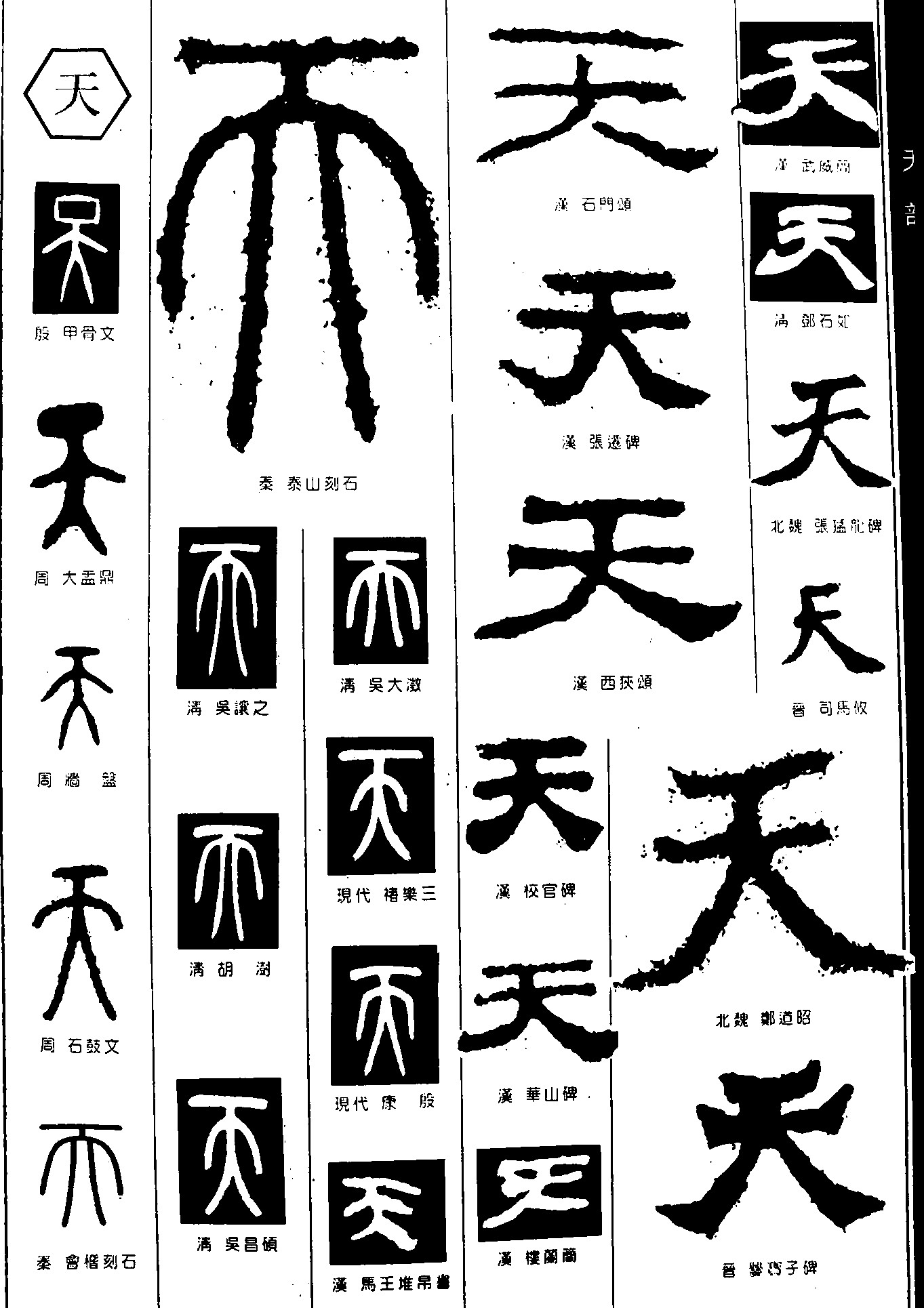 天