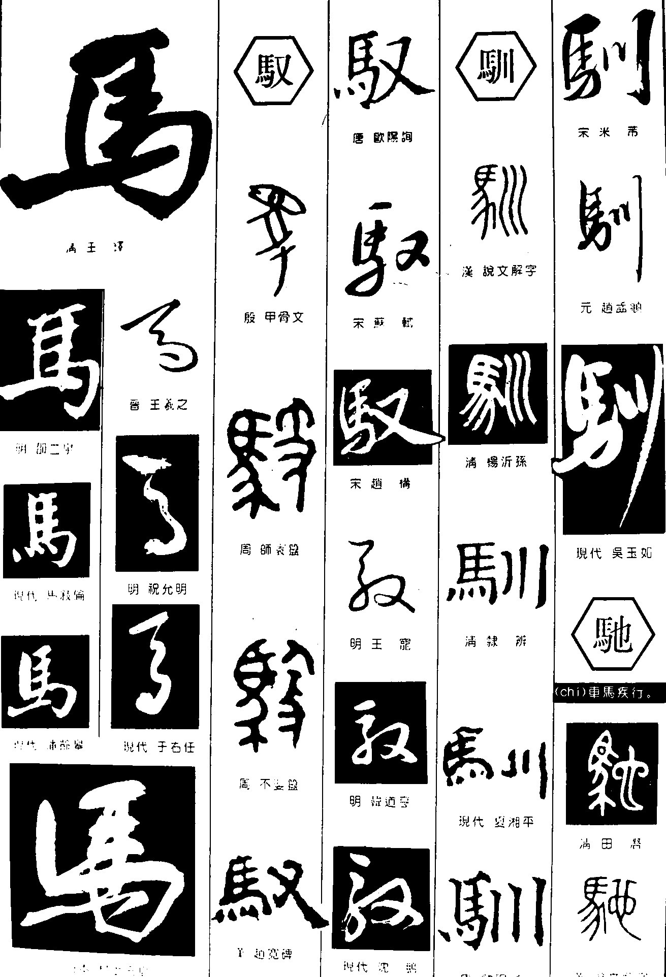 马驭驯驰