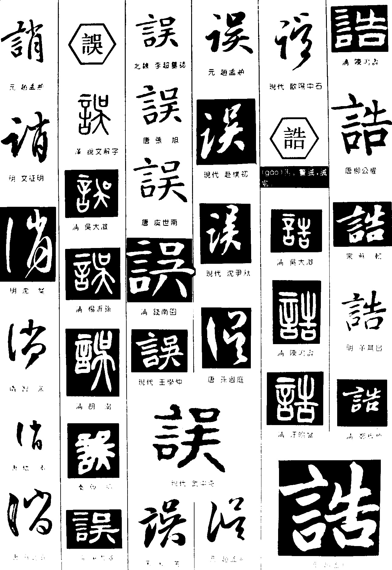诮误诰