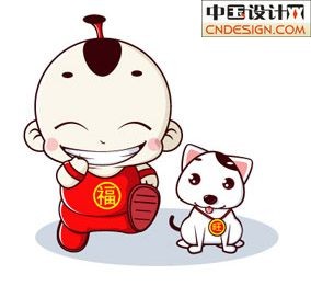 吉祥物儿童男孩