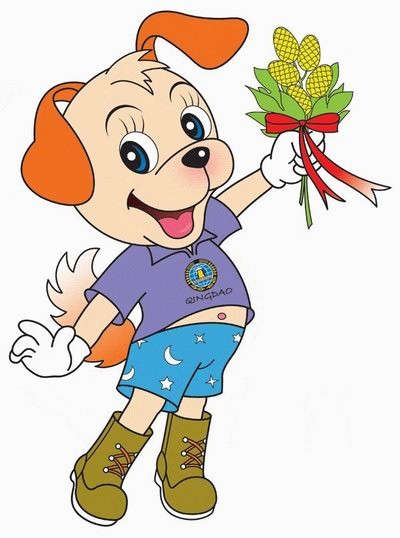 吉祥物小狗花