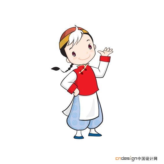 吉祥物儿童女