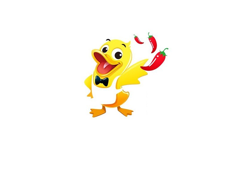 吉祥物鸭子辣椒