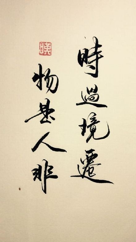 时过境迁 物是人非